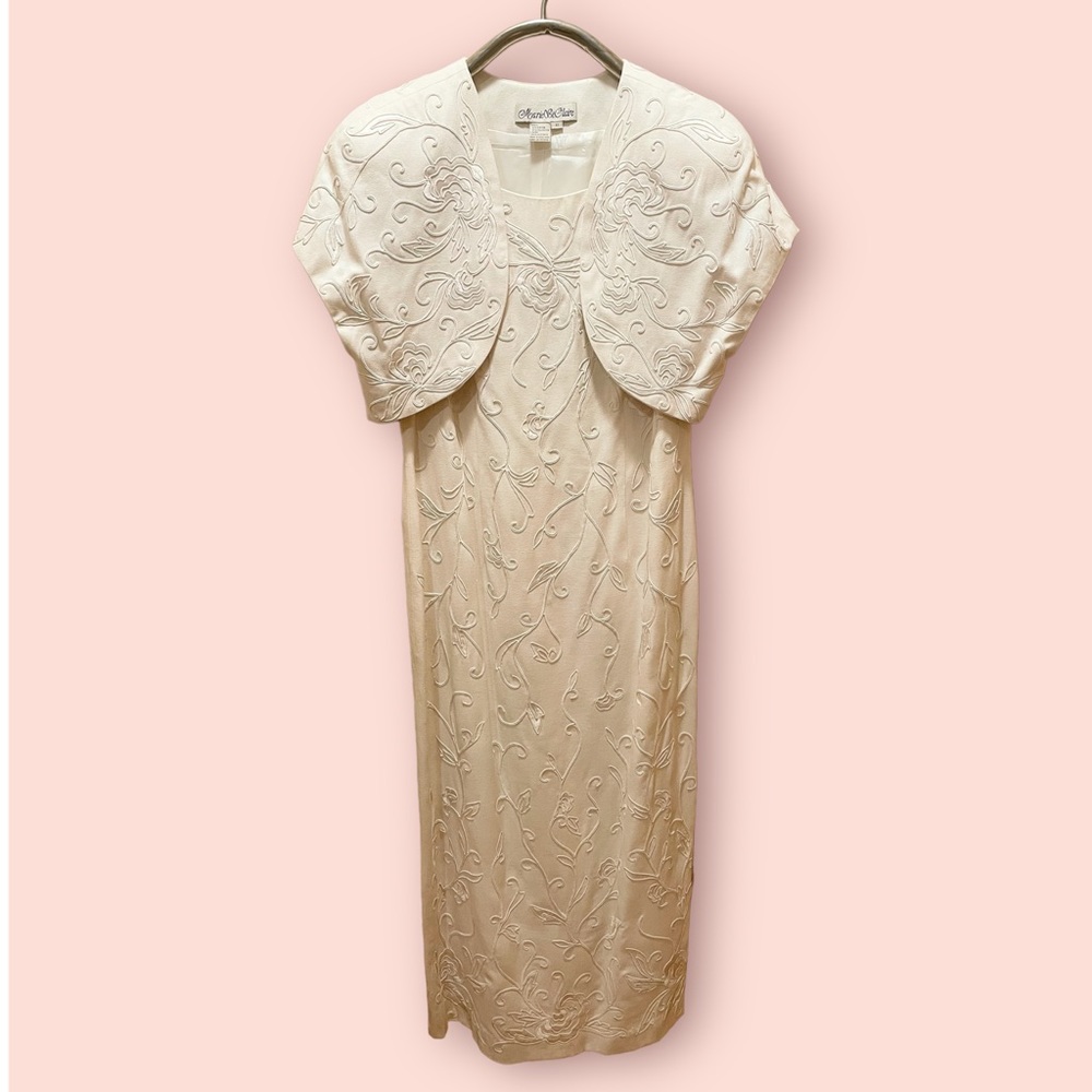 Marie St. Claire Designer Ankle Length Dress with Jacket